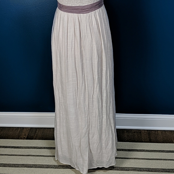 Altar'd State Gray Purple Halter Maxi Dress Small - Picture 3 of 10